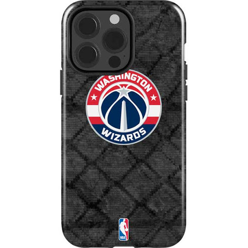 NBA Washington Wizards Black Rust iPhone 15 Pro Impact Case